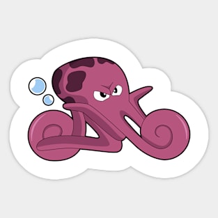 Octopus as Motorycycle Sticker